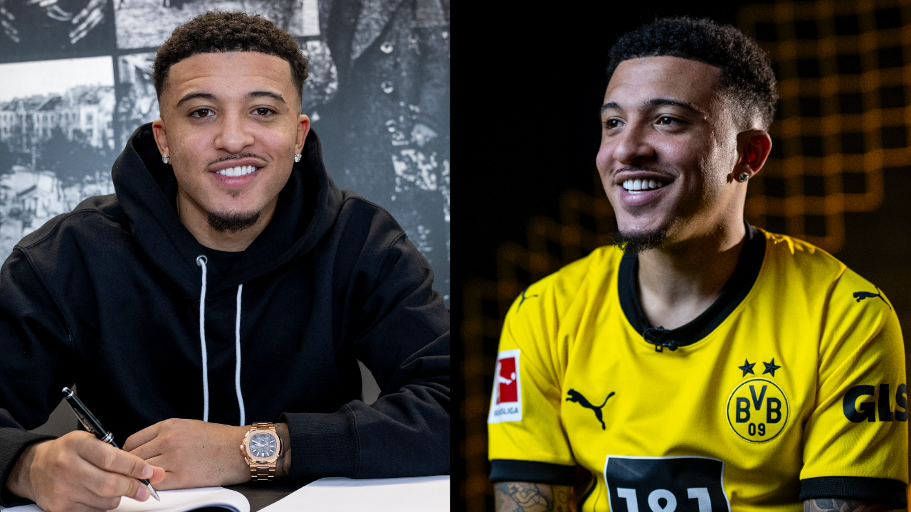 Jadon Sancho Receives Two Word Message From A Player Who Sir Alex