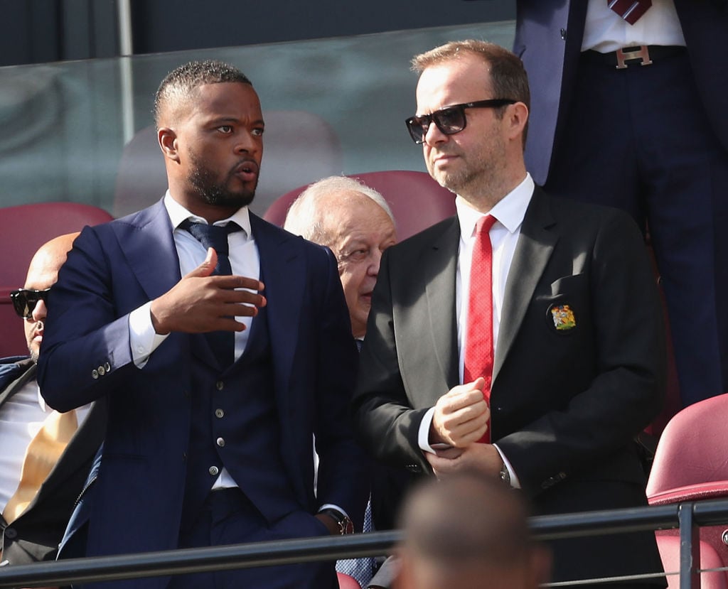 Patrice Evra sends message to Manchester United board