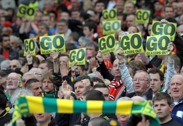 Glazers Out - Manchester United fans make a statement