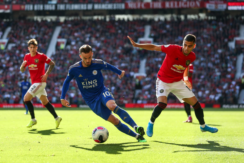 James Maddison will miss Manchester United showdown on Sunday