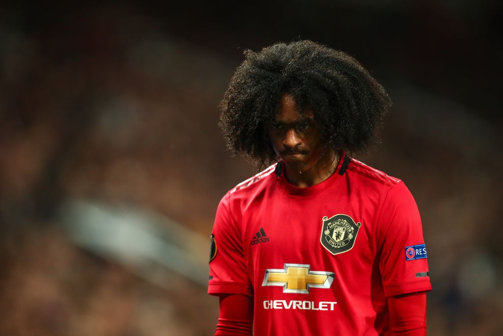 What's going wrong at United for Tahith Chong?