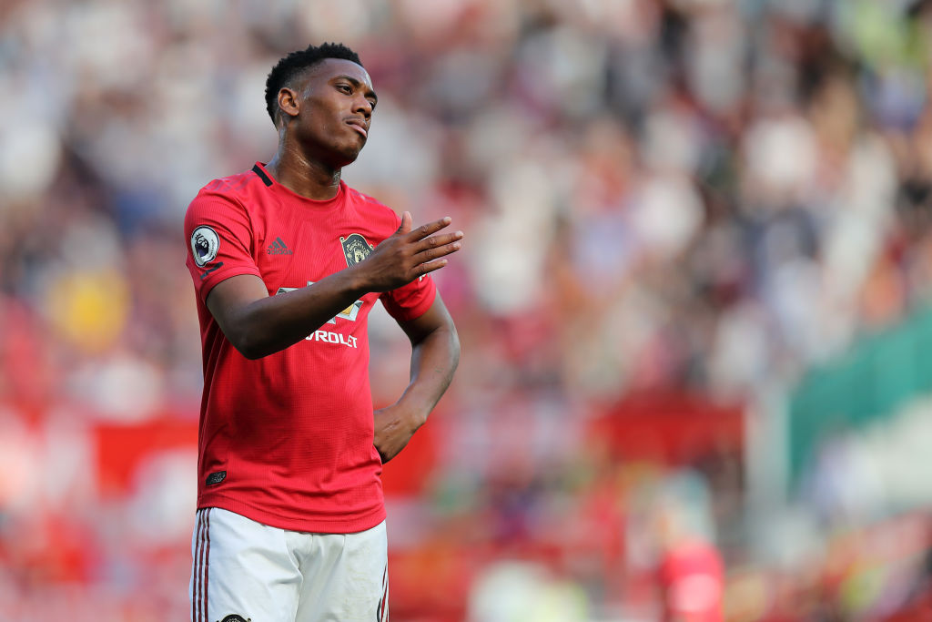 What happens if Anthony Martial is not passed fit to start for United?