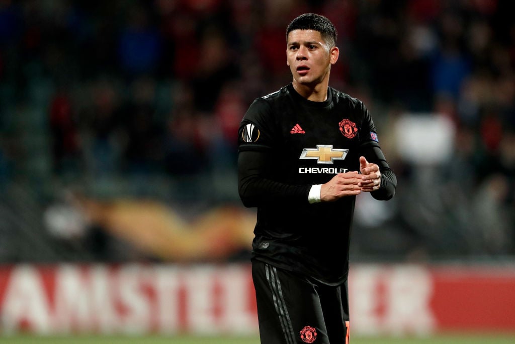 Ex United star Marcos Rojo sent off after just 16 minutes
