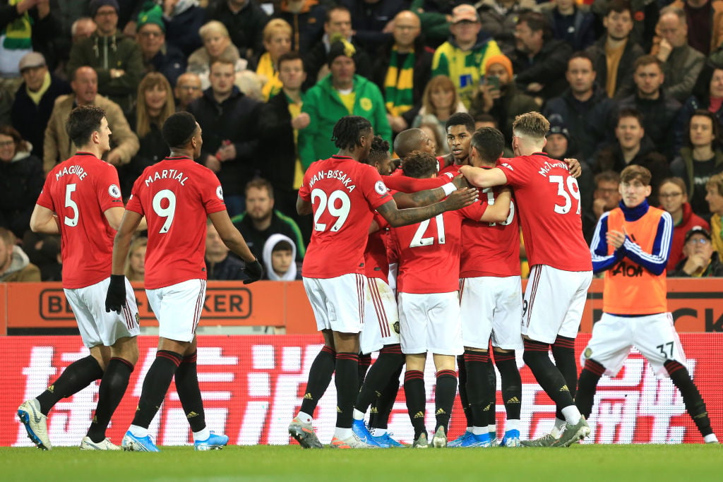 Manchester United's four best players against Norwich