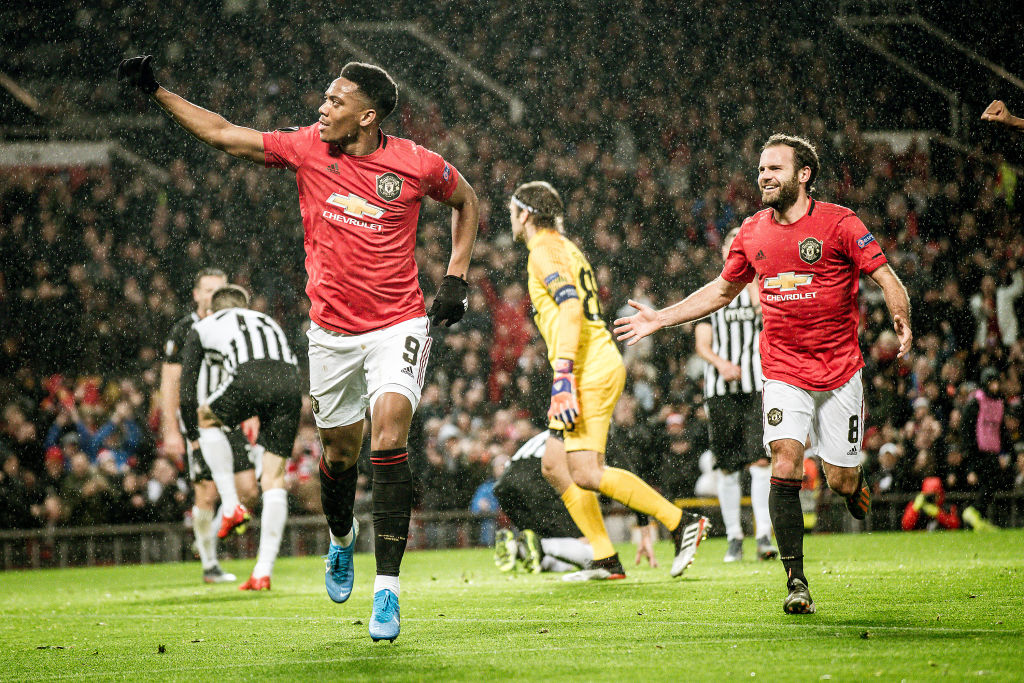 Manchester United's five best players against Partizan Belgrade