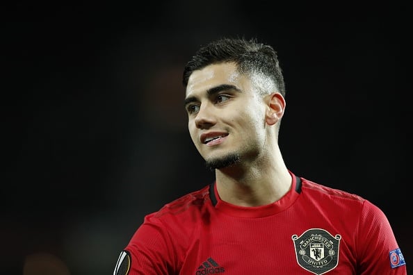 Andreas Pereira gets practice in central midfield as United dominate