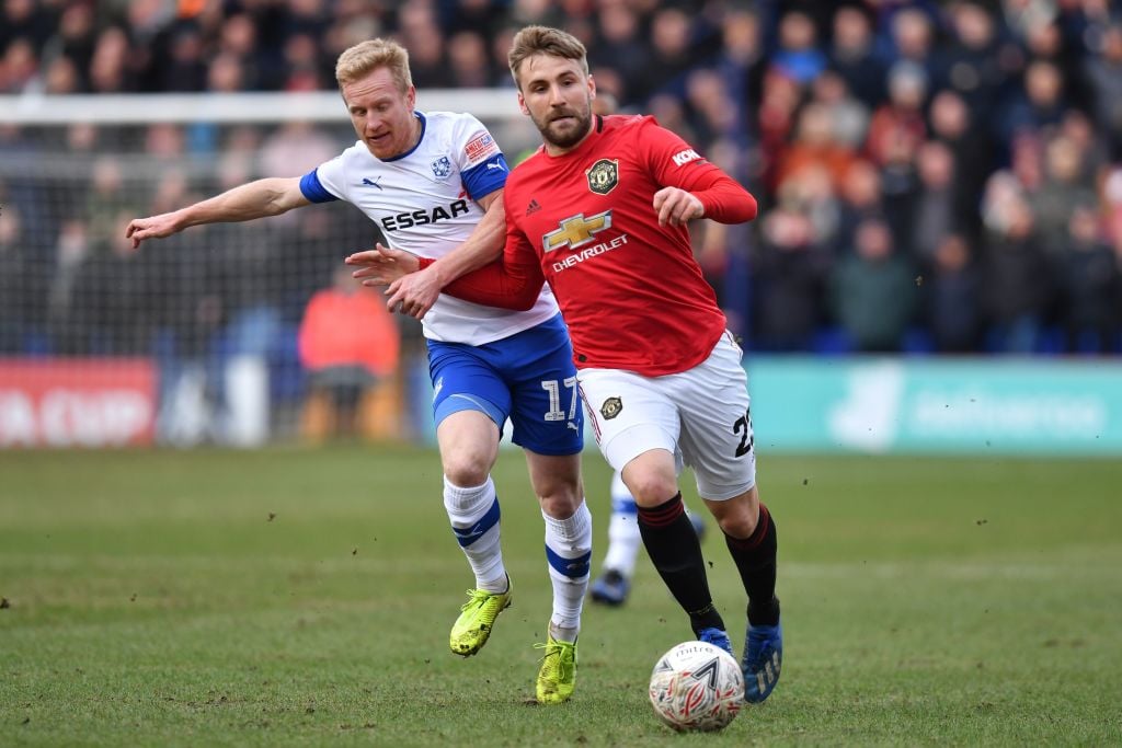 Four chances created: Luke Shaw impresses in United win
