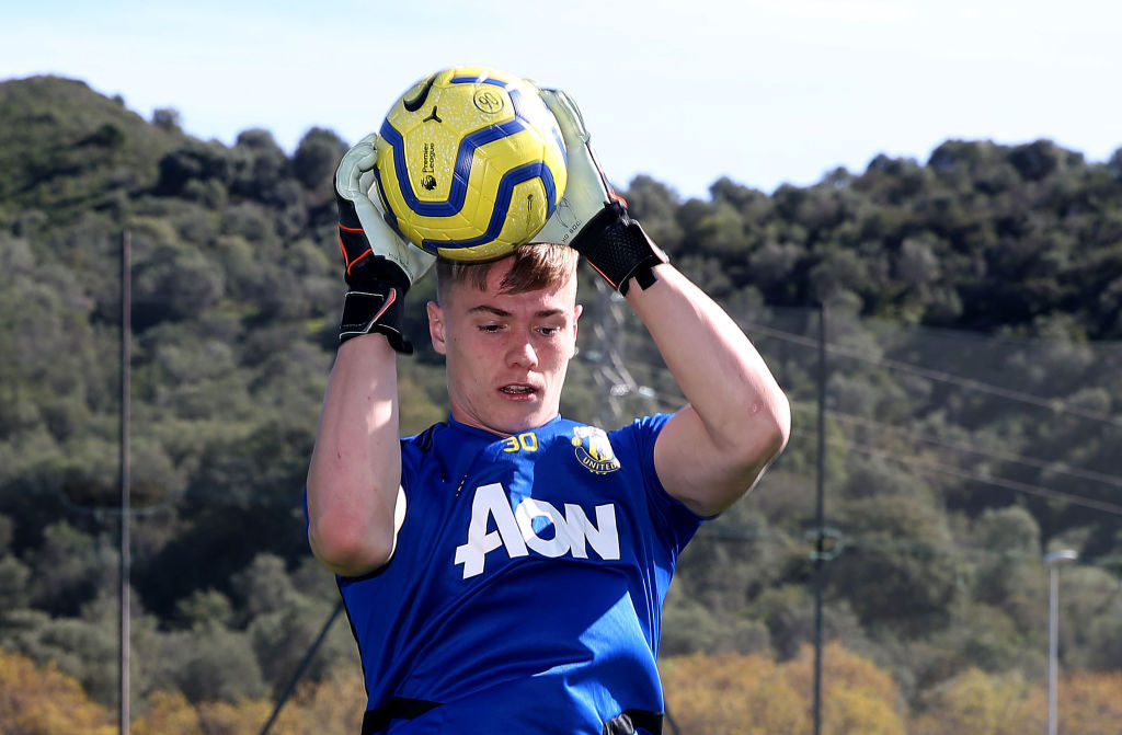 Nathan Bishop says David De Gea and Sergio Romero are a dream to learn from