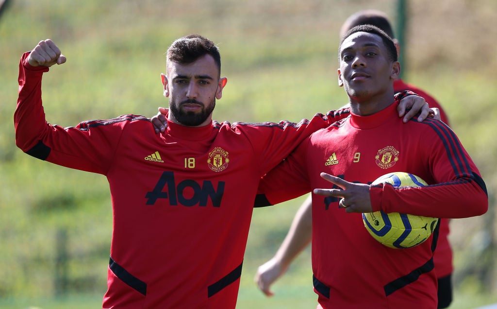 An important Fernandes and Martial connection may be striking up