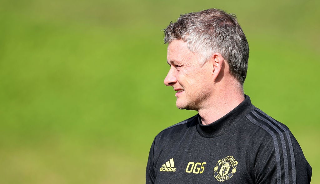 Solskjaer watches United's academy as first team players join kids training