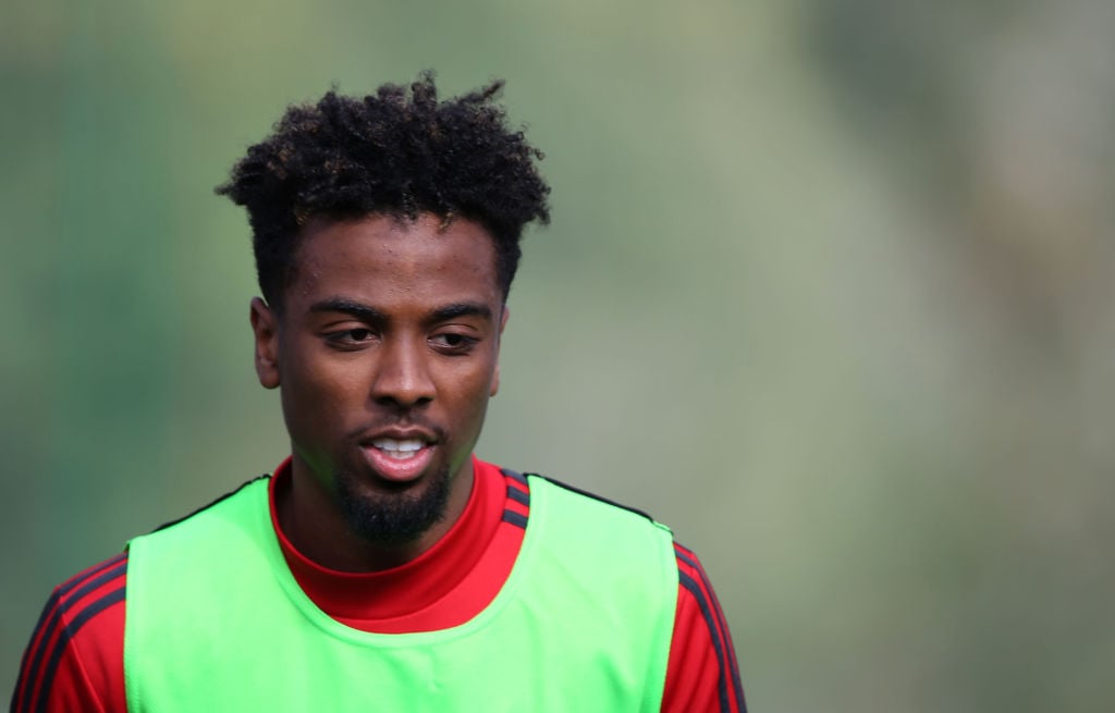 Angel Gomes trains amid contract uncertainty