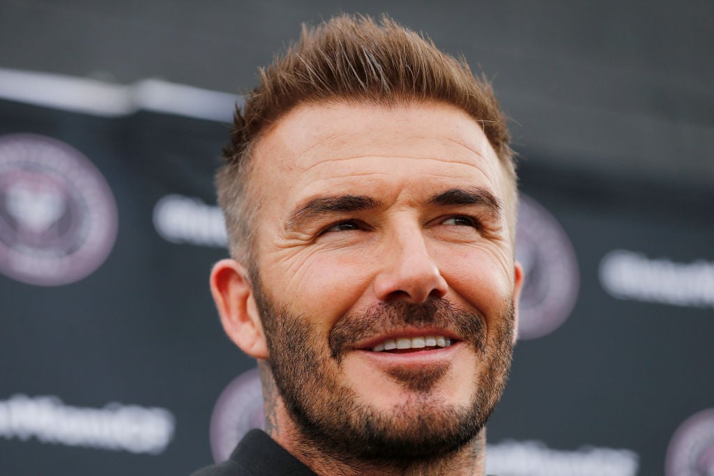 David Beckham manages the impossible in Manchester United's new kit