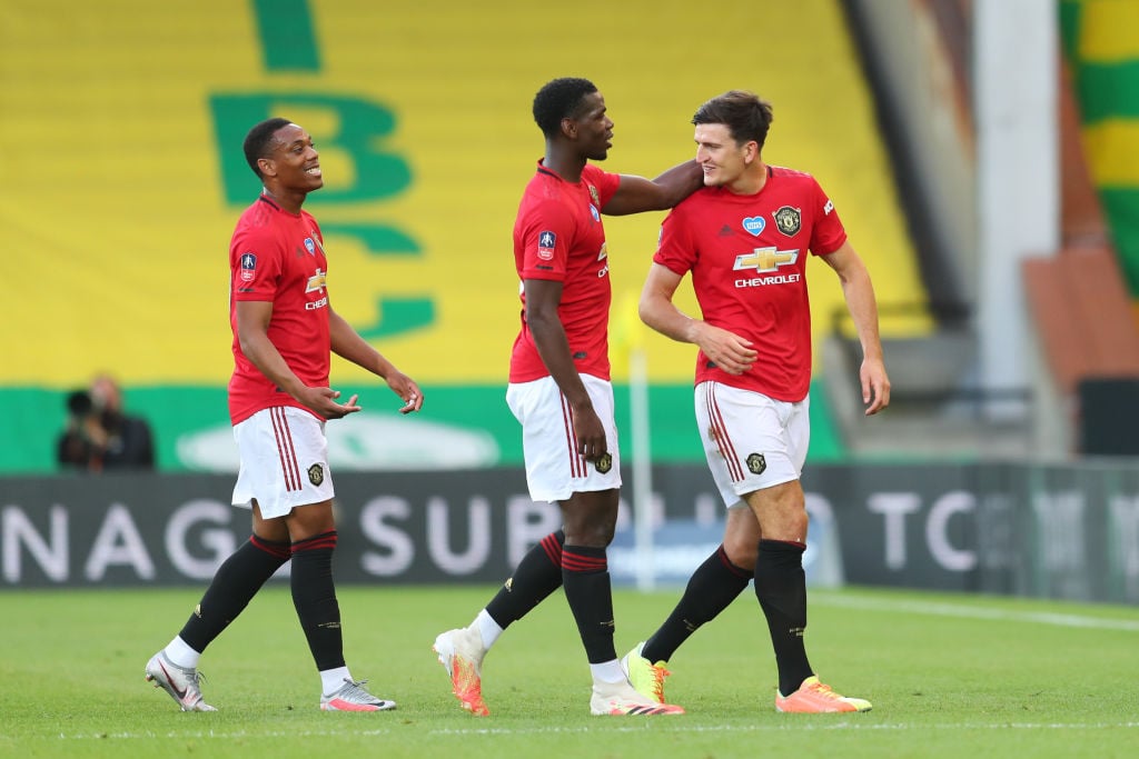 Manchester United's three best players against Norwich
