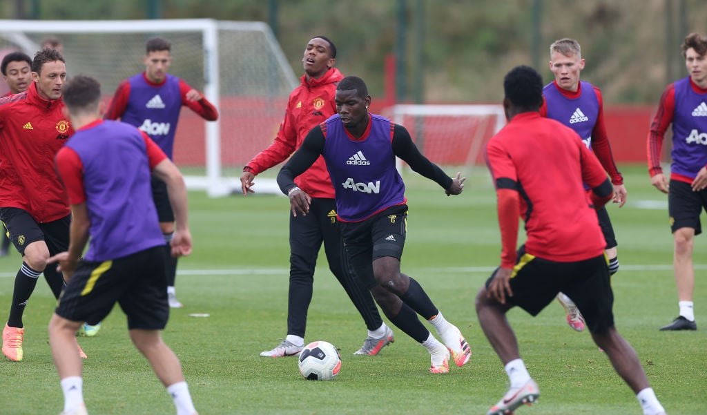 Paul Pogba praises Manchester United teammates