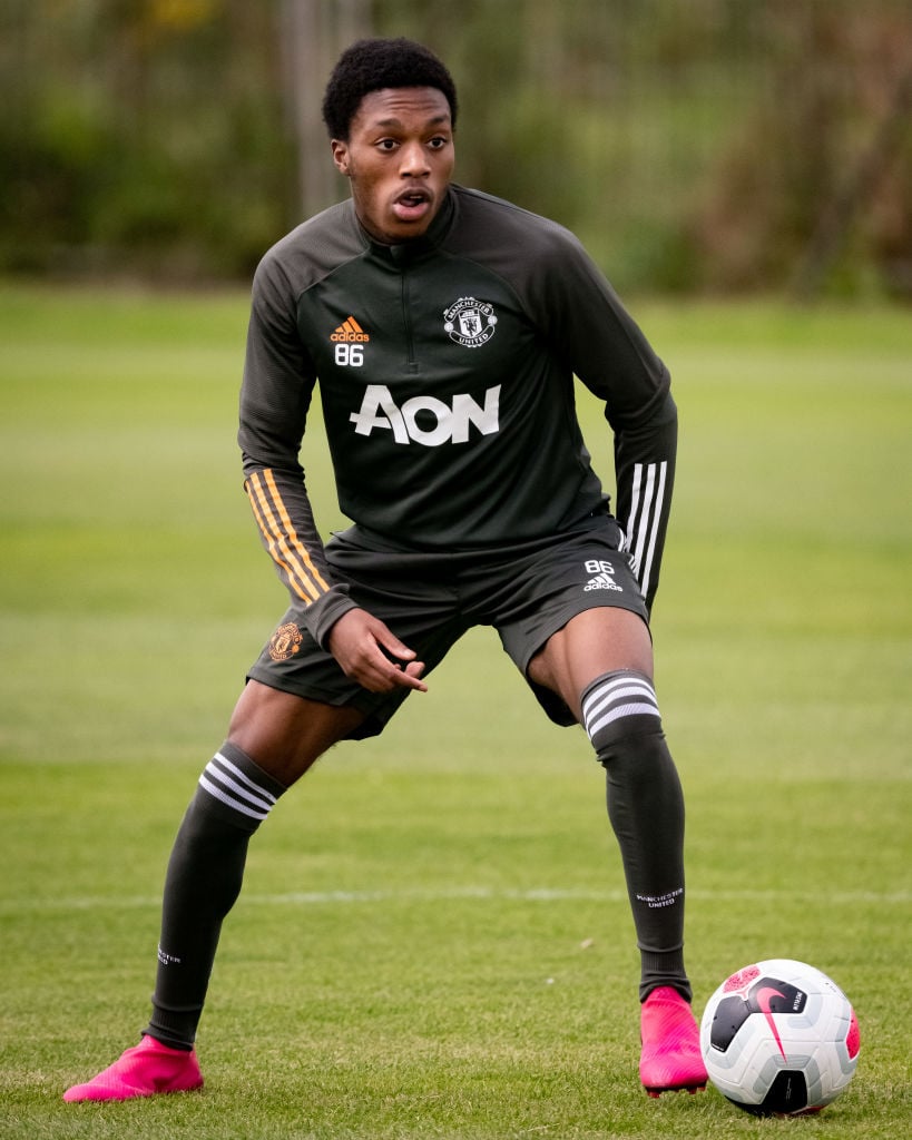 Manchester United U18 Training Session