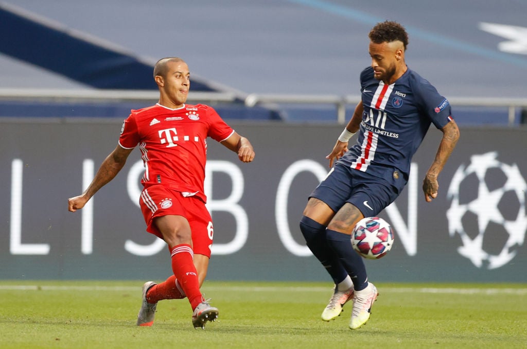 TOPSHOT-FBL-EUR-C1-PSG-BAYERN MUNICH
