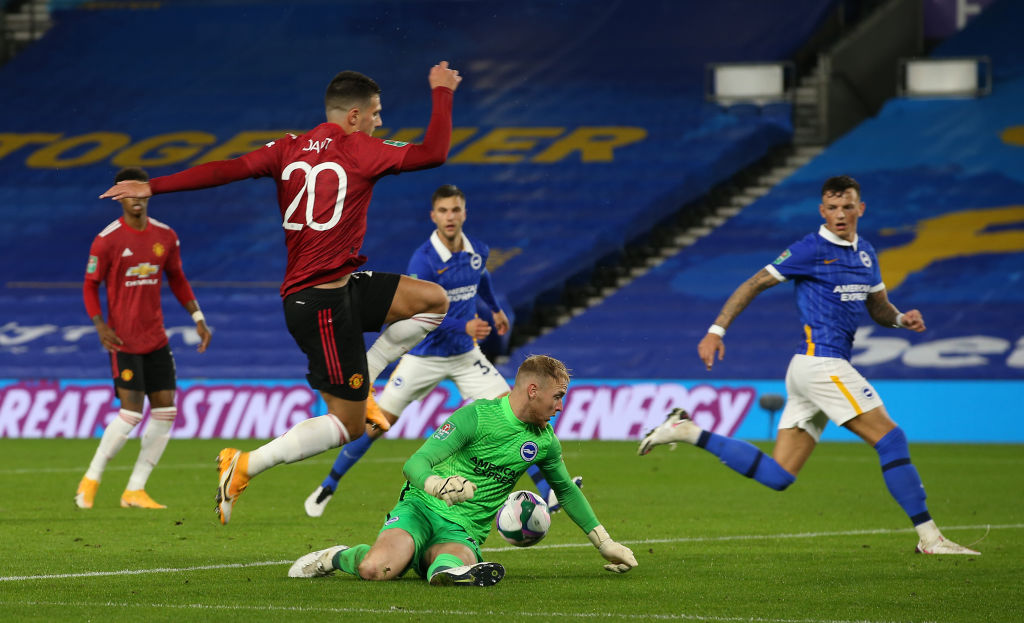Brighton And Hove Albion v Manchester United - Carabao Cup Fourth Round