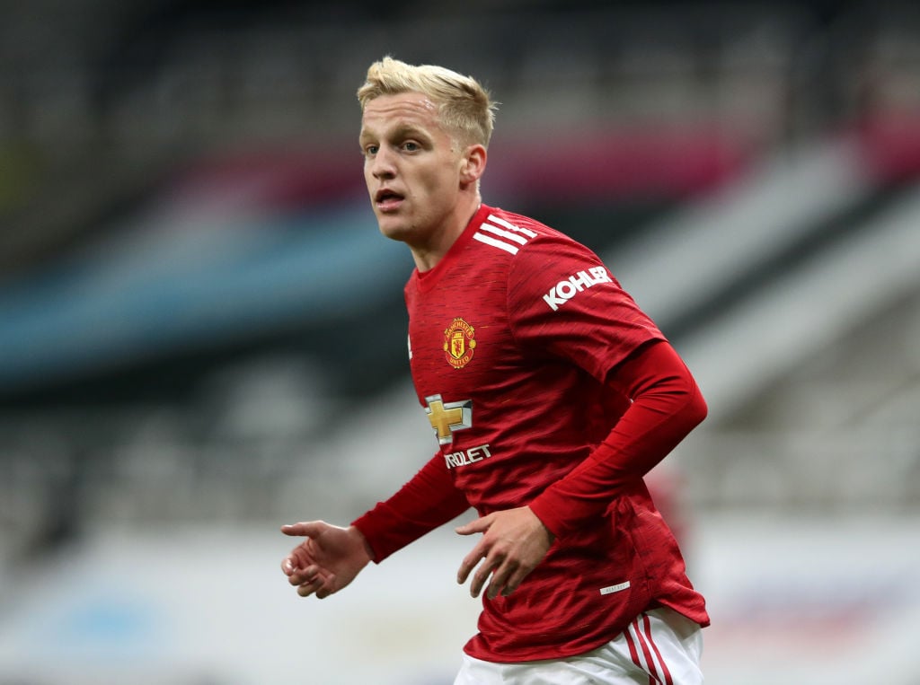 Solskjaer says he is committed to Van de Beek for the long haul
