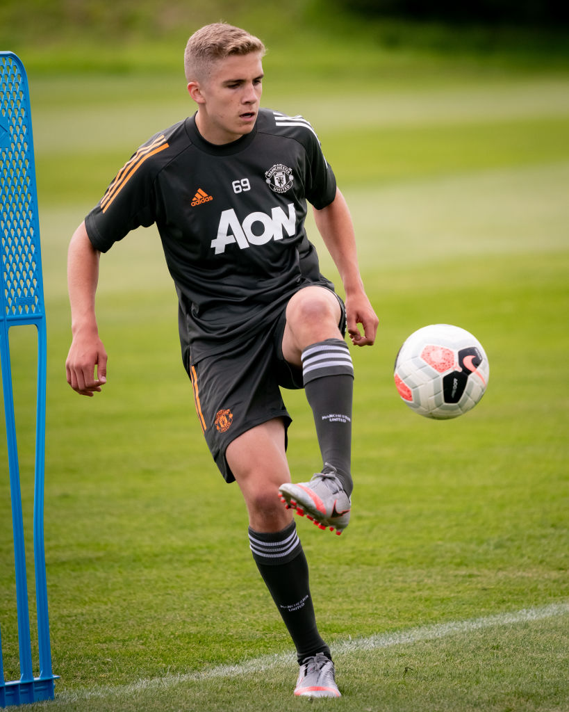 Manchester United U18 Training Session
