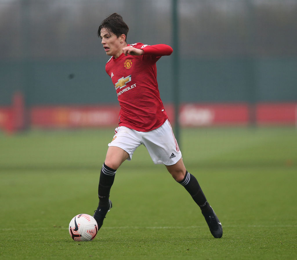 Manchester United U18s thrash Stoke City as Alejandro Garnacho scores poacher's hat-trick