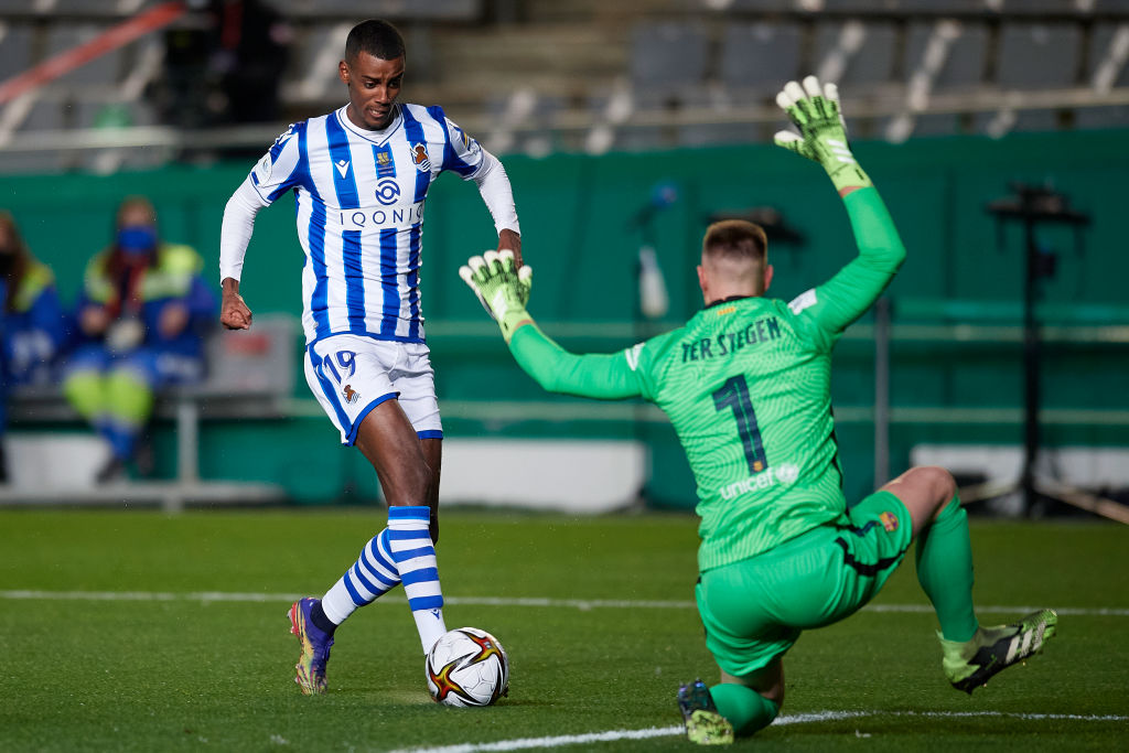 Real Sociedad v FC Barcelona - Supercopa de Espana Semi Final