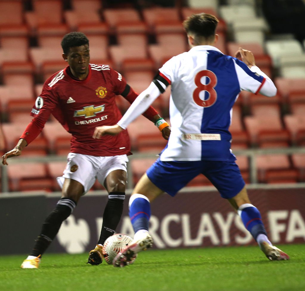 Shoretire hat-trick and stunning Amad Diallo performance help United u23s to comeback win