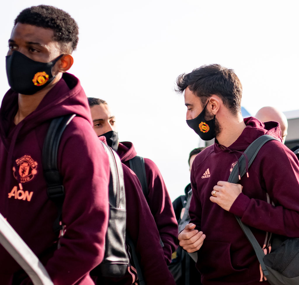 Manchester United Depart for Turin for the Europa League