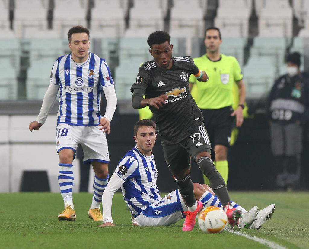 Real Sociedad v Manchester United  - UEFA Europa League Round Of 32 Leg One