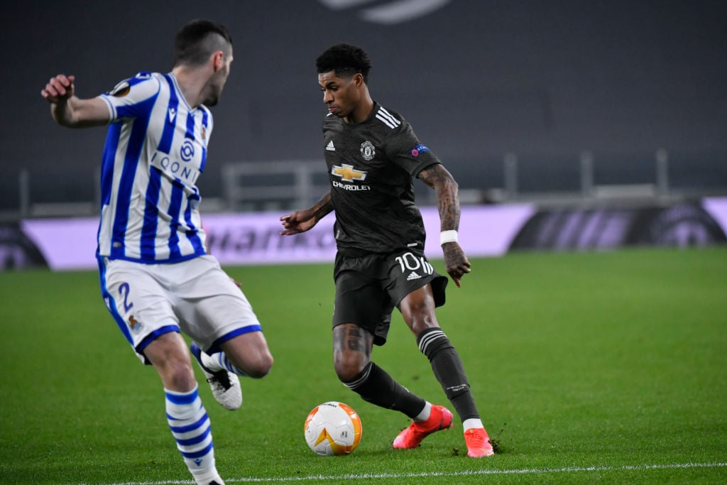 Real Sociedad v Manchester United - UEFA Europa League Round Of 32 Leg One