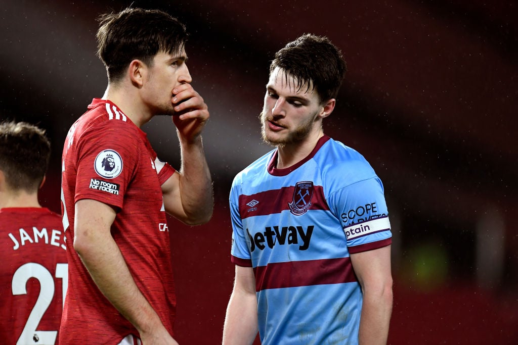 Declan Rice sends message to Manchester United star after AC Milan win