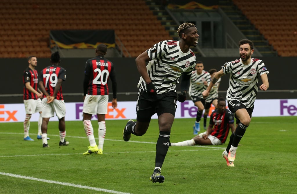 AC Milan v Manchester United - UEFA Europa League Round Of 16 Leg Two