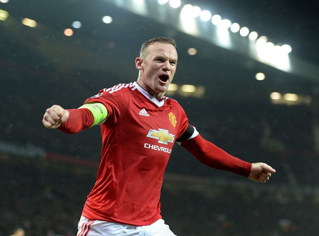 Wayne Rooney during Manchester United vs CSKA Moscow - UEFA Champions League