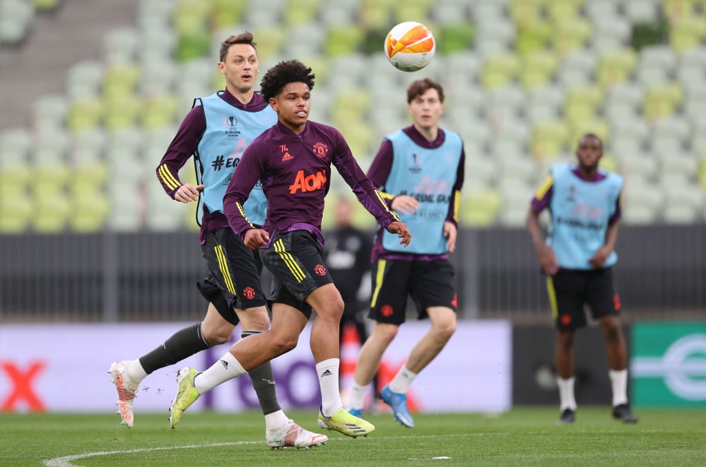Manchester United FC Training Session and Press Conference - UEFA Europa League Final 2021