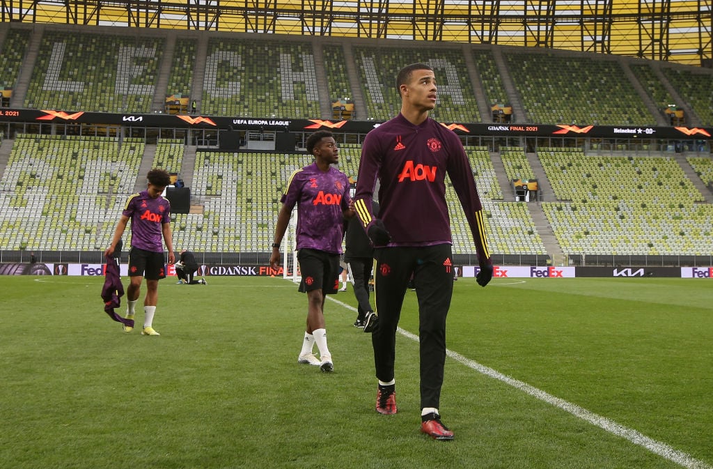 Manchester United FC Training Session and Press Conference - UEFA Europa League Final 2021