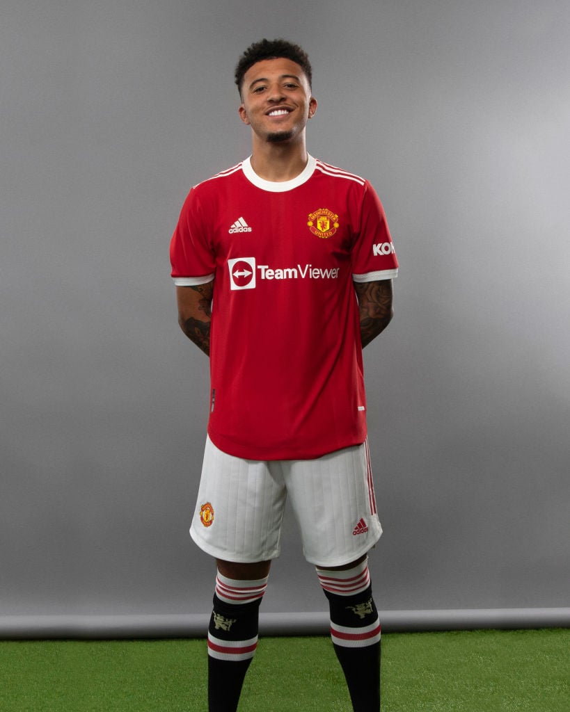 Manchester United Unveil New Signing Jadon Sancho