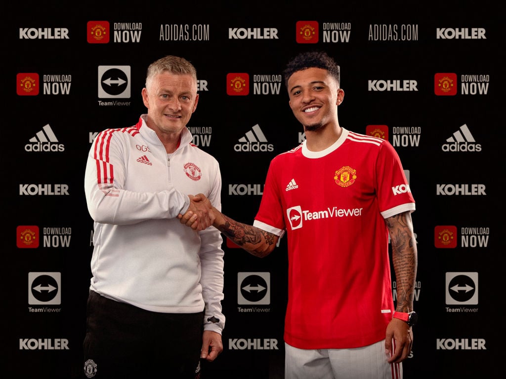 Manchester United Unveil New Signing Jadon Sancho