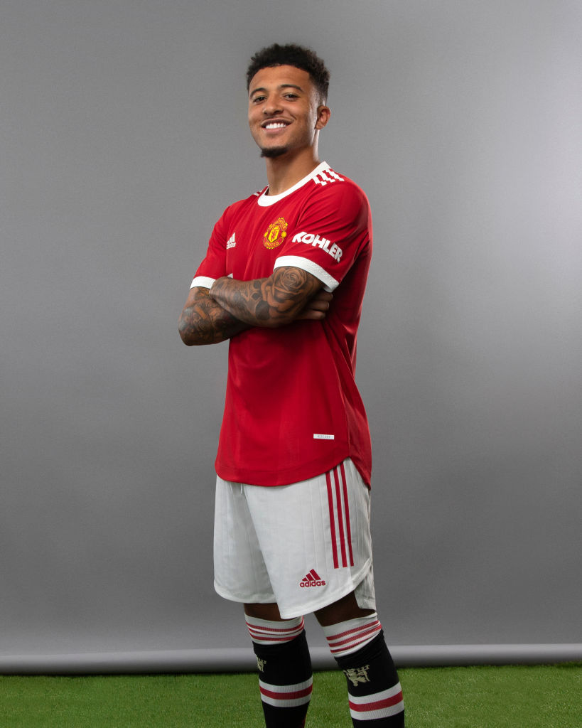 Manchester United Unveil New Signing Jadon Sancho