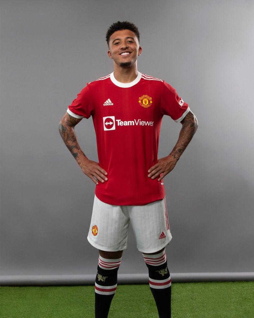Manchester United Unveil New Signing Jadon Sancho