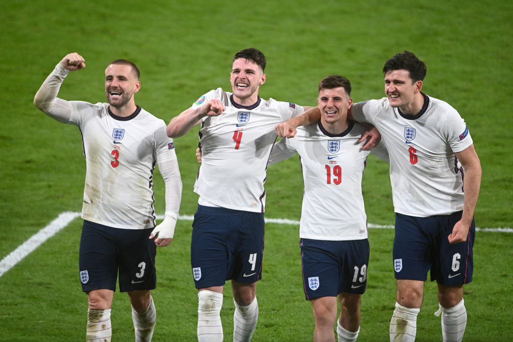 Daley Blind Leads The Congratulations For Maguire And Shaw On Making 