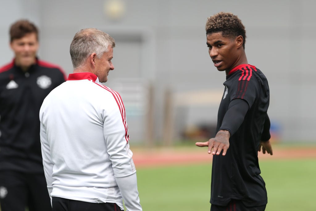 Marcus Rashford says he can't wait to be back on the pitch