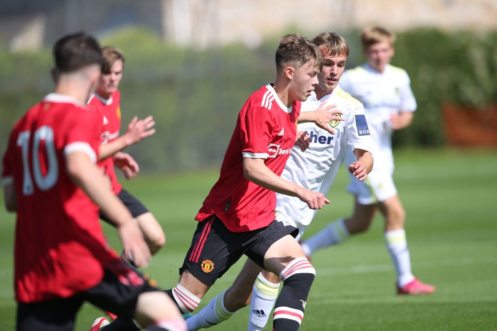 Manchester United fans react to Sam Mather's England under-18s assist