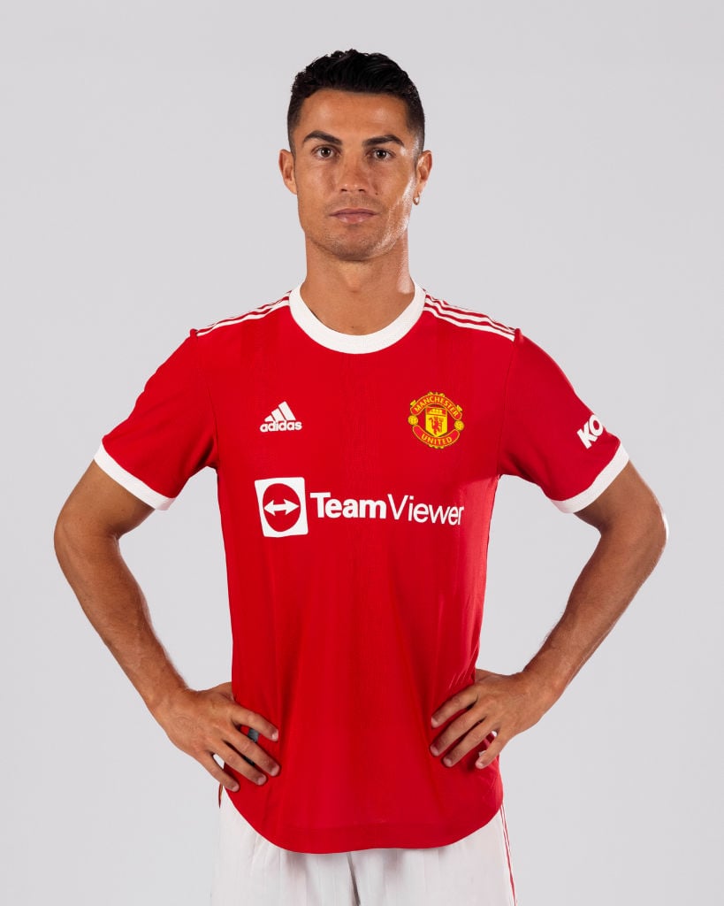 Manchester United release photos of Cristiano Ronaldo wearing new kit