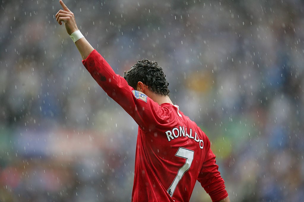 Cristiano Ronaldo shares three of his favourite Manchester United pictures