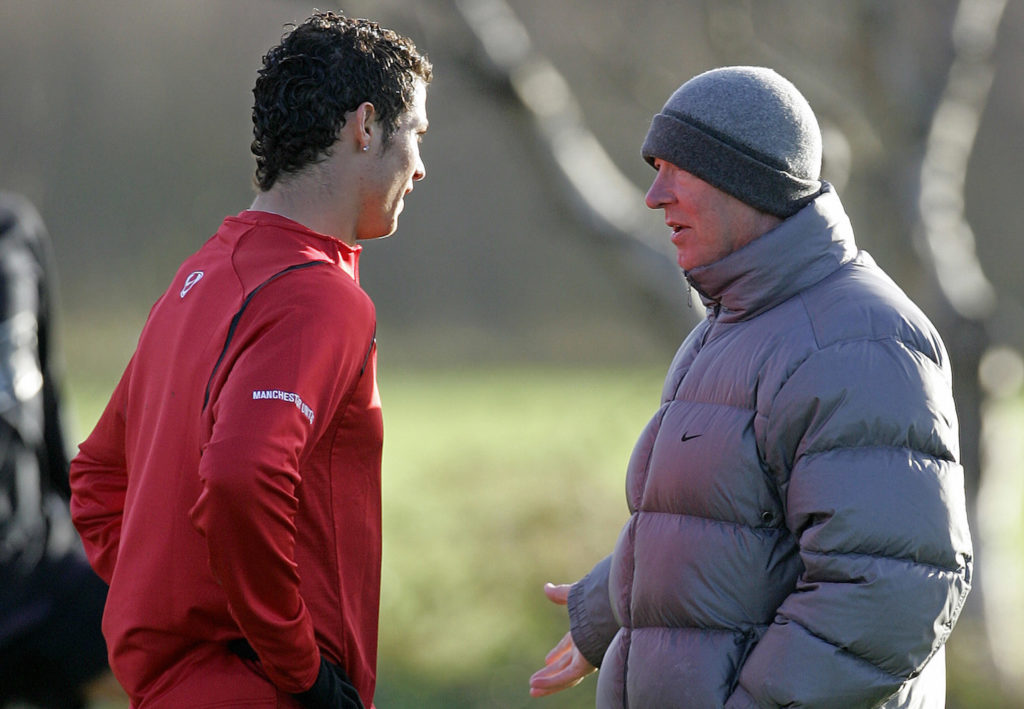 Manchester United footballer Cristiano R
