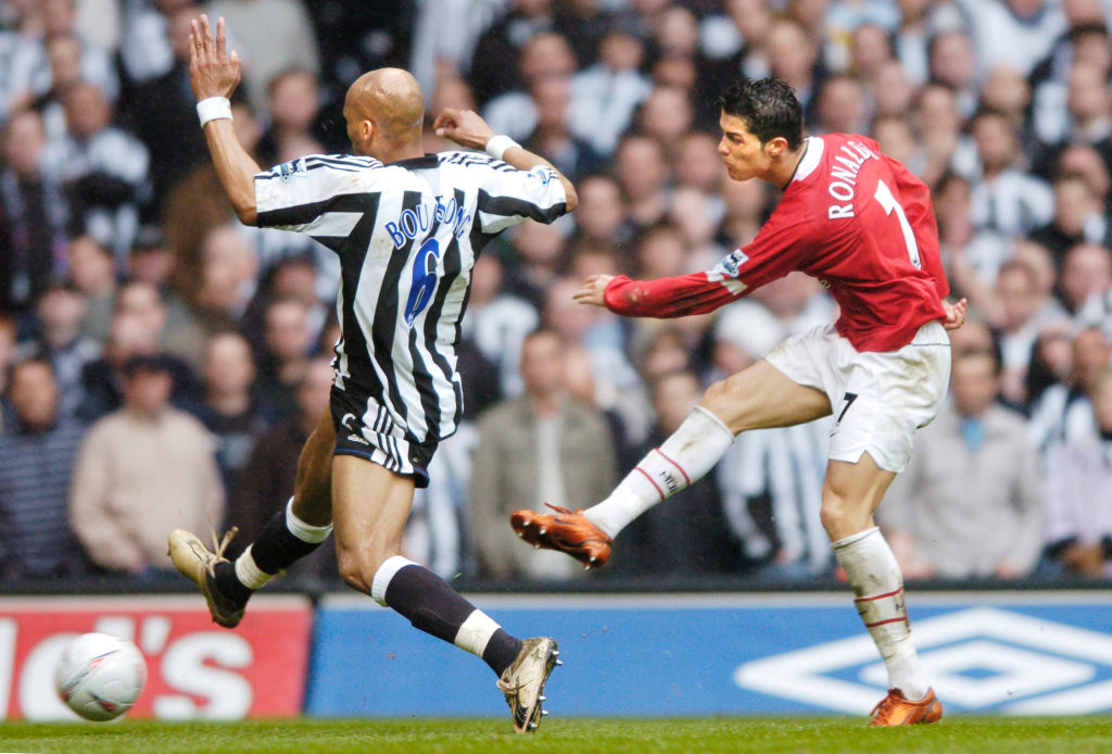 FA Cup Semi-Final Newcastle v Manchester Utd at the Millennium Stadium, Cardiff 2005