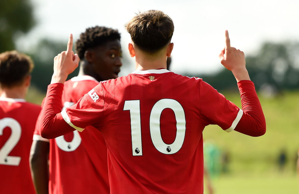 Manchester United's top under-18s scorers and assist leaders for 2021/22