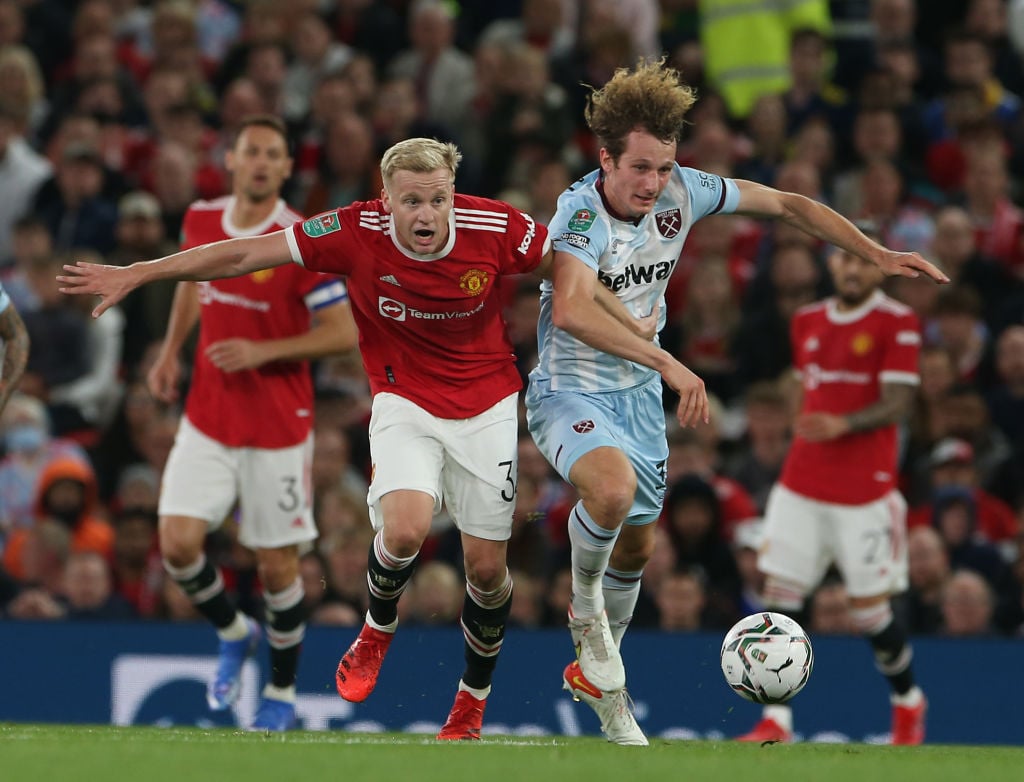 Manchester United v West Ham United - Carabao Cup Third Round