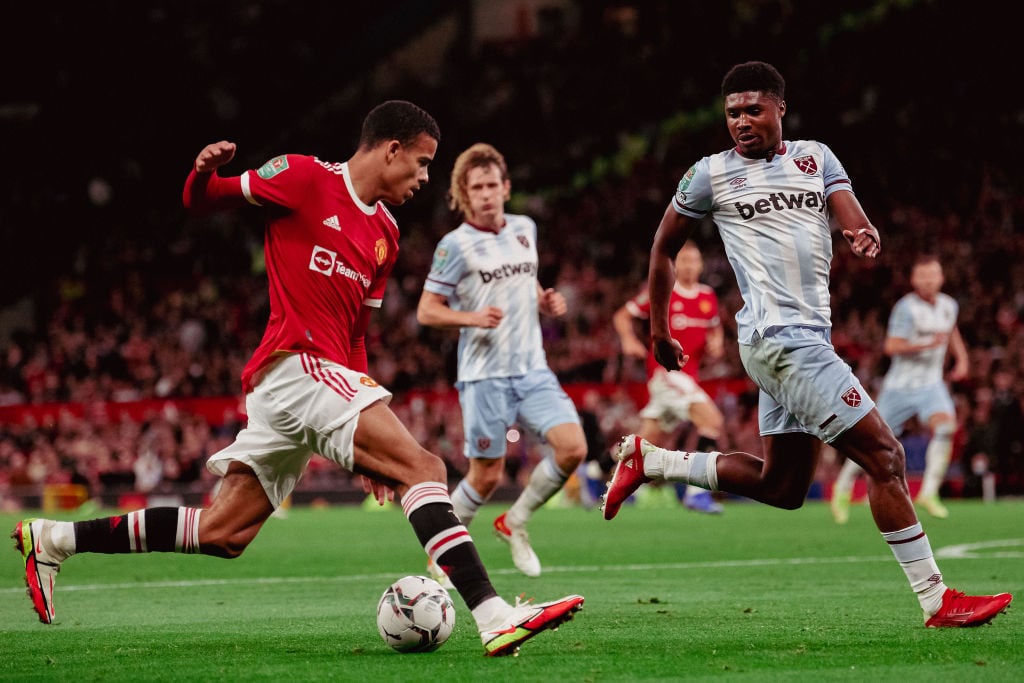 Manchester United v West Ham United - Carabao Cup Third Round