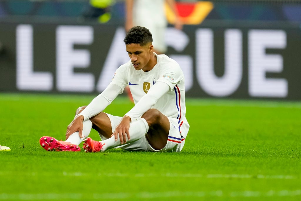The games Raphael Varane will miss as he gets ruled out for 'a few weeks' with injury