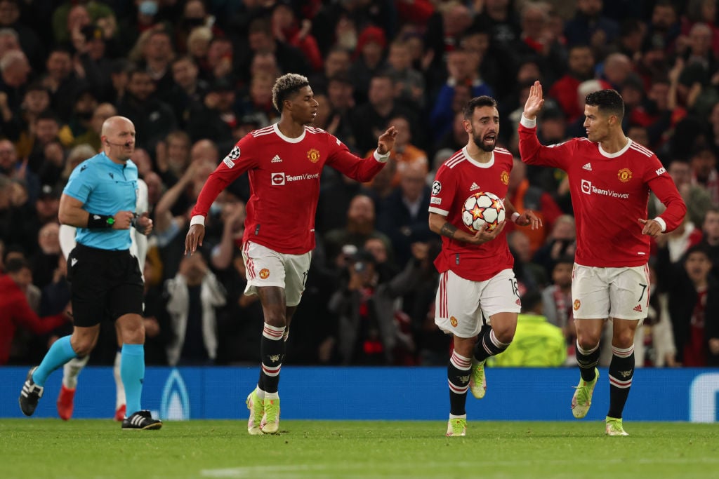 Bruno Fernandes drives depleted Manchester United towards Champions League